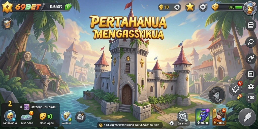 Screenshot utama 69BET menampilkan gameplay menarik Tower Defense.
