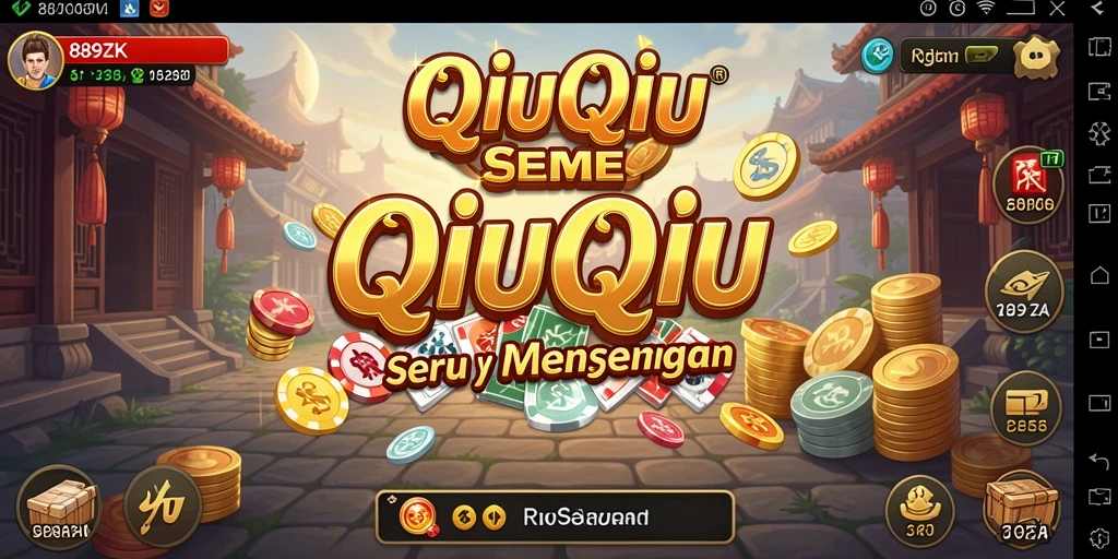Screenshot gameplay QiuQiu yang seru dan menantang.