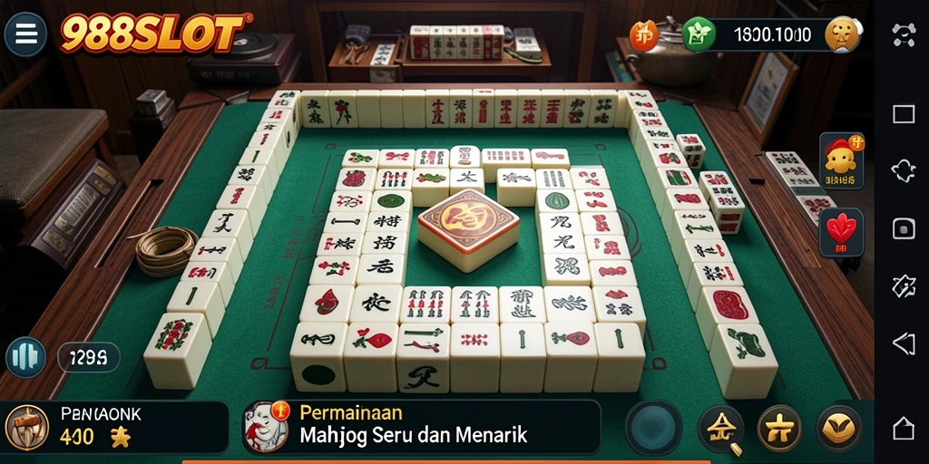 Tampilan gameplay 988SLOT yang menarik dan interaktif di layar.