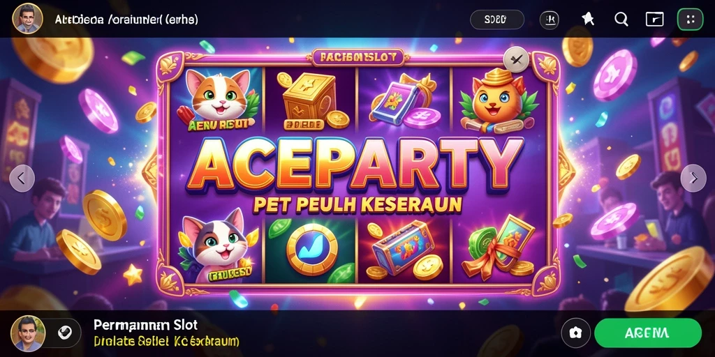 Menampilkan gameplay slot yang seru dan menghibur dari ACEPARTY.