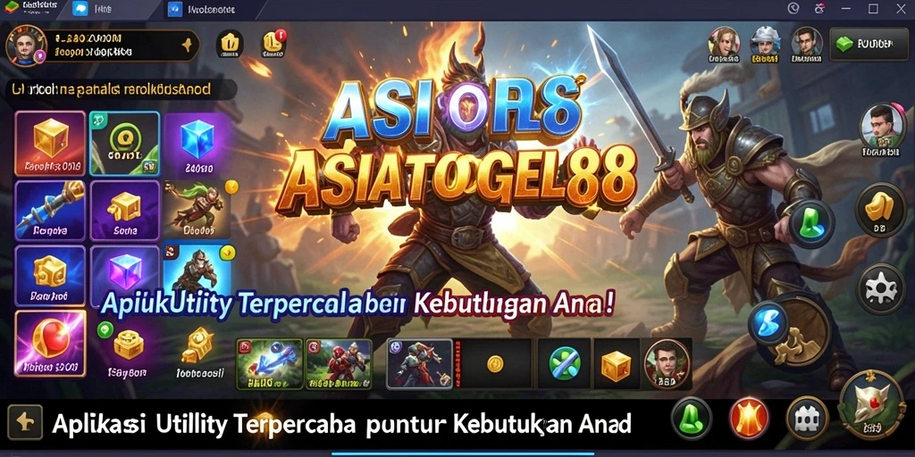 Tampilan antarmuka ASIATOGEL88 yang intuitif dan menarik.
