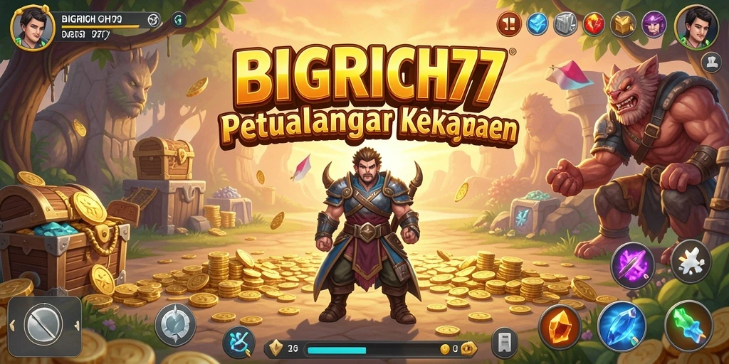 Tampilan gameplay menarik dari BIGRICH77 dalam petualangan seru.
