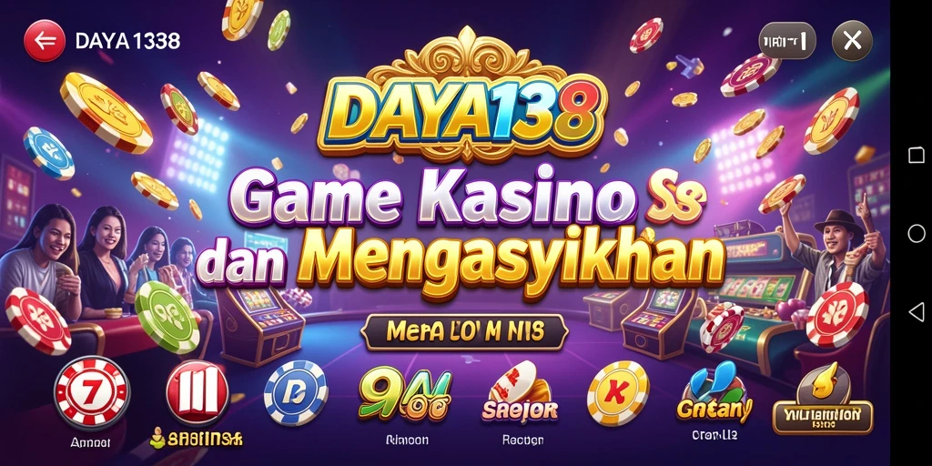 Tangkapan layar utama <strong>DAYA138</strong> menunjukkan gameplay kasino yang mengasyikkan.