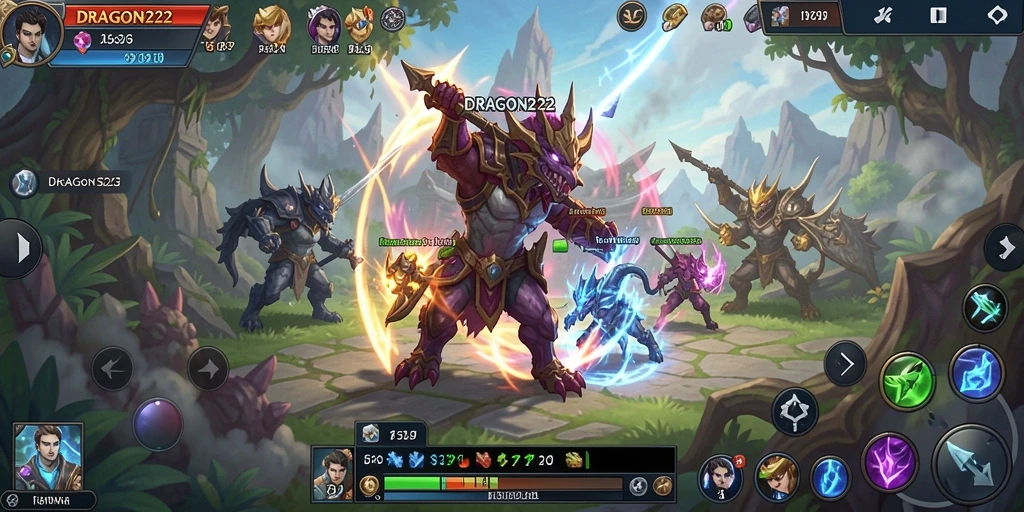 Tampilan gameplay menarik di dalam DRAGON222 yang memikat pemain.