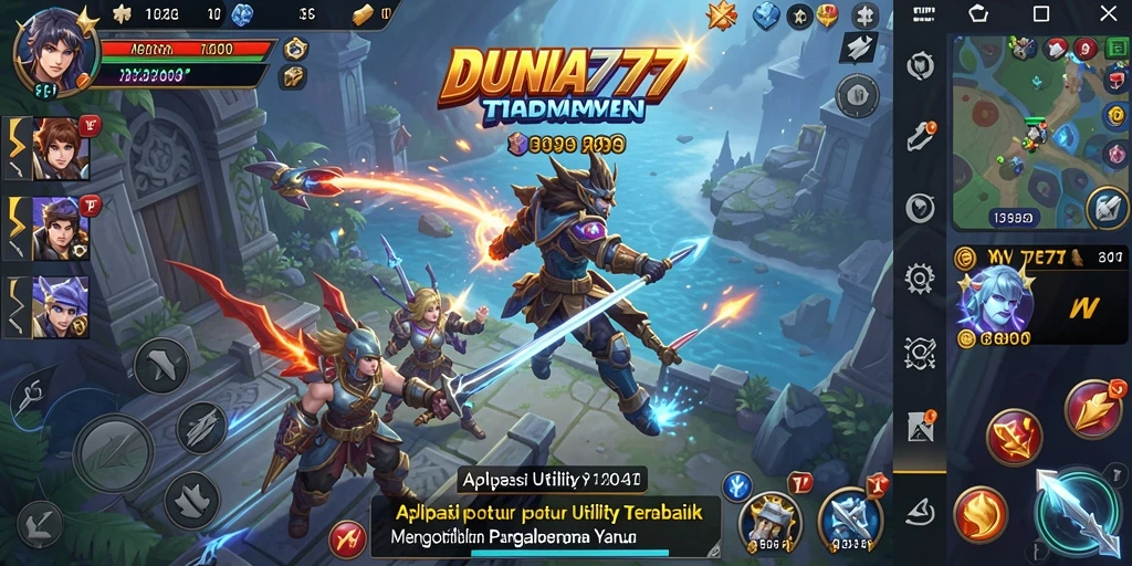 Antarmuka DUNIA777 yang sederhana dan mudah dipahami.