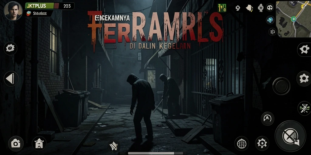 Gameplay menegangkan dengan suasana mencekam dan hantu menyeramkan.