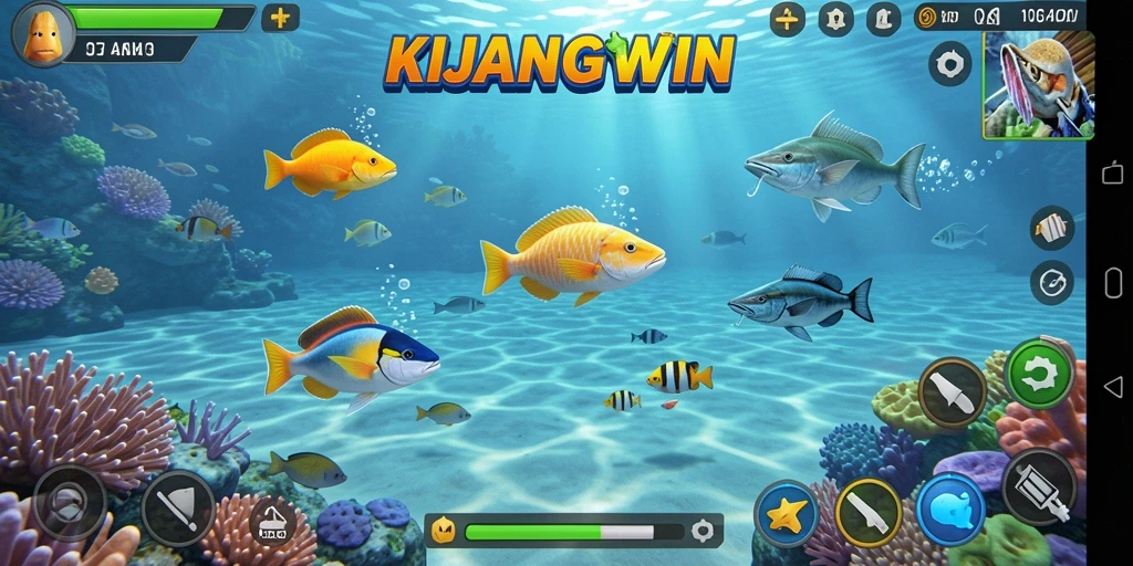 Gameplay seru KIJANGWIN menembak ikan.