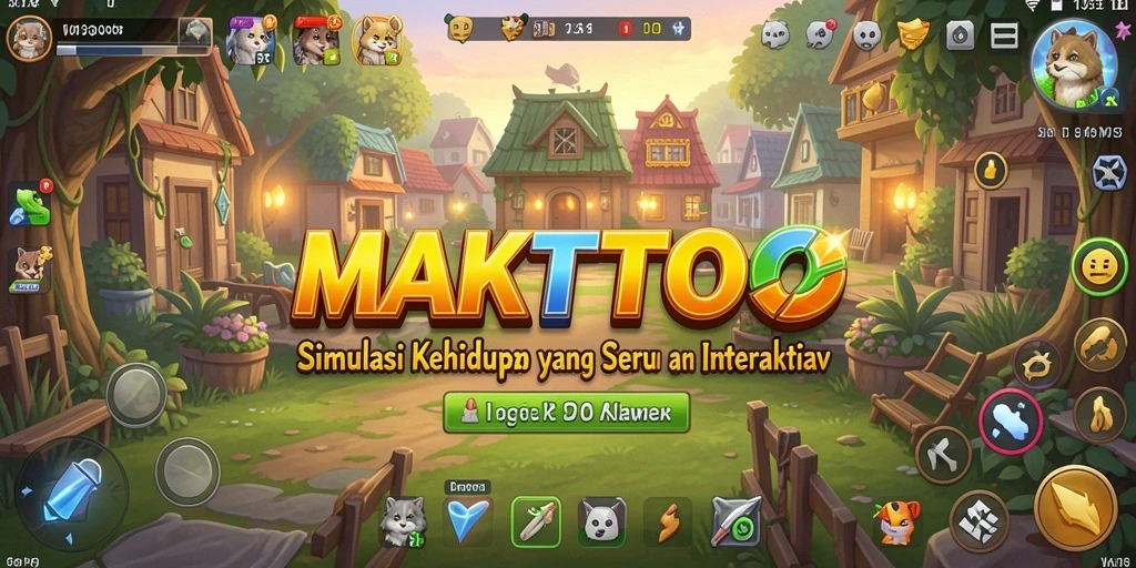 Tangkapan layar utama MAKTOTO menampilkan gameplay simulasi yang menarik dan interaktif.