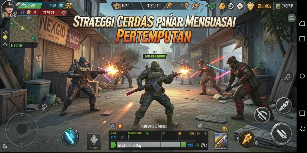 Tampilan gameplay NEXGID yang menegangkan dan strategis.