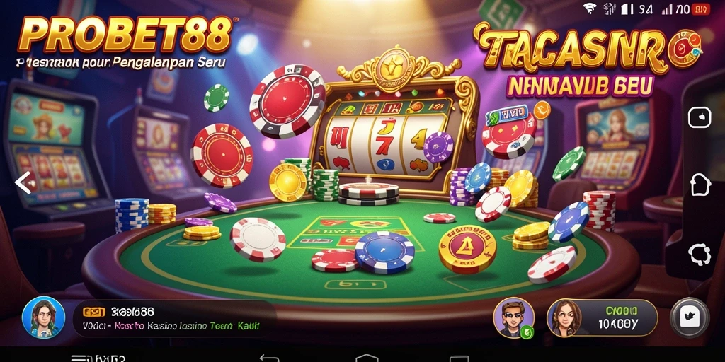 Tampilan gameplay <strong>PROBET88</strong> yang seru dengan berbagai pilihan permainan Kasino.