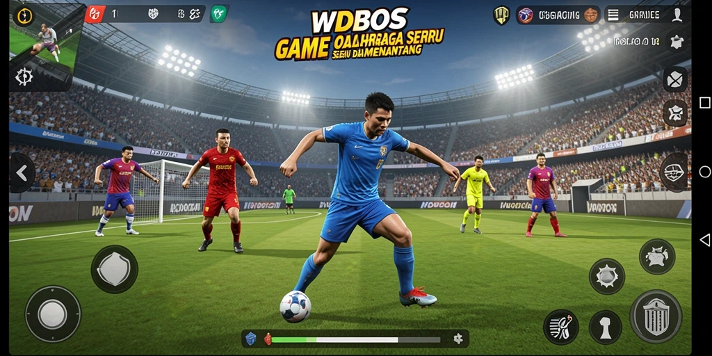 Tampilan gameplay seru dan kompetitif dari WDBOS.